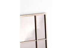Spiegel 50x3x150 cm RINCON smoke glas+goud