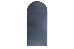 Spiegel 80x1,5x180 cm ZENETO smoke glas+zwart