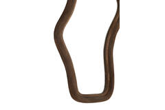 Spiegel 62x5x121 cm CELANO hout mat donker bruin