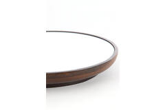 Spiegel Ø68 cm MAMALI mango hout bruin