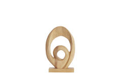 Ornament 30x9x46 cm RANDA wood matt natural