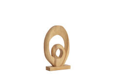 Ornament 30x9x46 cm RANDA wood matt natural