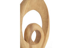 Ornament 30x9x46 cm RANDA wood matt natural