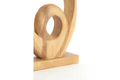 Ornament 30x9x46 cm RANDA wood matt natural