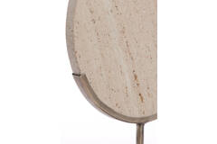 Ornament op voet 35x10x51,5 cm MORENO zand travertin