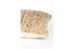 Kussen 45x45 cm JOLITA jute naturel-bruin
