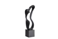 Ornament 21,5x15x69,5 cm NAJAC mat zwart