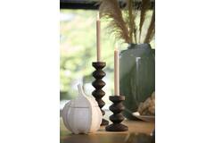 Deco box Ø21x27 cm SABARA glans crème