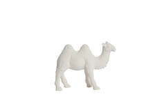 Ornament 31,5x11,5x24 cm CAMEL ceramics matt cream