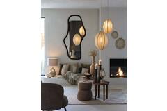 Ornament hanging 22,5x3,5x26 cm SOLEIL matt sand-cream