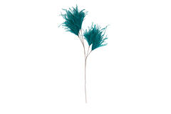 Ornament 5 feathers 95 cm FEATHER petrol