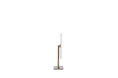 Ornament op voet 25x10x35 cm YVO marmer wit+antiek brons
