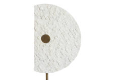 Ornament on base 35x12x50 cm YVO marble white+antique bronze