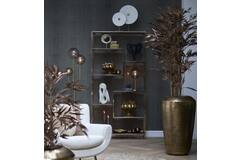 Ornament on base 35x12x50 cm YVO marble white+antique bronze