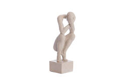 Ornament 19x16x47 cm LOVINAC taupe