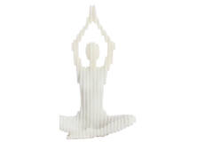 Ornament 28x17x41,5 cm ZENNA crème