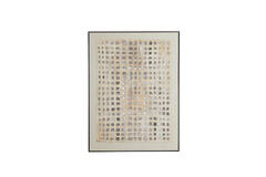 Wandornament 90x3,5x120 cm DEHESA crème+zand-taupe