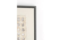 Wandornament 90x3,5x120 cm DEHESA crème+zand-taupe