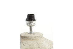 Lamp base Ø25x35 cm TOBA medium antique grey