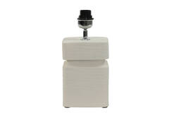 Lamp base 16x16x32 cm AMTA ceramics cream