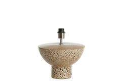 Lamp base Ø32x22 cm YASUR ceramics cream+black