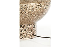 Lamp base Ø32x22 cm YASUR ceramics cream+black
