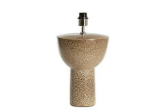 Lamp base Ø26x34,5 cm YASUR ceramics cream+black
