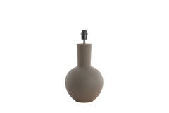 Lamp base Ø28,5x52 cm ULLOA ceramics matt dark brown