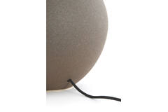 Lamp base Ø28,5x52 cm ULLOA ceramics matt dark brown