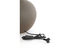 Lamp base Ø28,5x52 cm ULLOA ceramics matt dark brown
