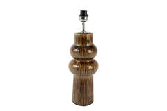 Lamp base Ø19x57 cm ROUCA ceramics dark brown