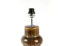 Lamp base Ø19x57 cm ROUCA ceramics dark brown