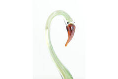 Ornament 17x9,5x29 cm SWAN glas groen