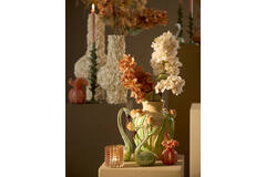 Ornament 17x9,5x29 cm SWAN glas groen