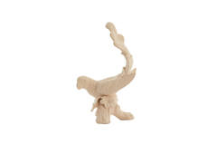 Ornament 21,5x17x35 cm BIRD ceramics matt cream