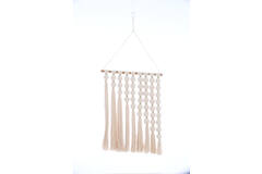 Wandornament 60x4x76 cm WARD crème+groen