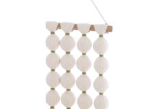 Wandornament 60x4x76 cm WARD crème+groen