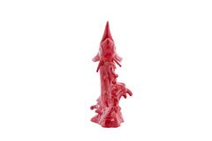 Ornament 33x16,5x43,5 cm SWORDFISH keramiek rood