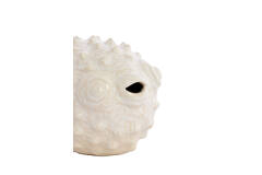 Ornament 20x11,5x11,5 cm FISH ceramics cream