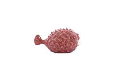 Ornament 25,5x14,5x14 cm FISH keramiek koraal
