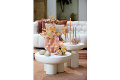 Ornament 19,5x8,5x15,5 cm CORAL licht roze