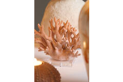 Ornament 19,5x8,5x15,5 cm CORAL licht roze