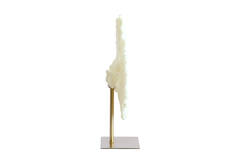 Ornament on base 46x20x69 cm CORAL cream+antique bronze