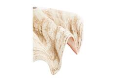 Ornament 41x25x17 cm SHELL taupe+coral