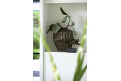 Ornament on base 35x8x19 cm PETE antique bronze+matt black