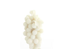Ornament on base 14x12,5x30,5 cm GRAPE cream+antique bronze