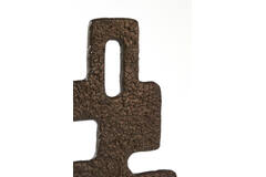 Ornament on base 23,5x10x54 cm VEX dark brown