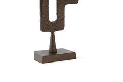 Ornament on base 23,5x10x54 cm VEX dark brown