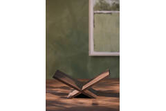 Boekenstandaard 36x25x15,5 cm TONOSI hout donker bruin