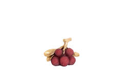 Ornament 16,5x11x11,5 cm JAGODY bordeaux+antiek brons